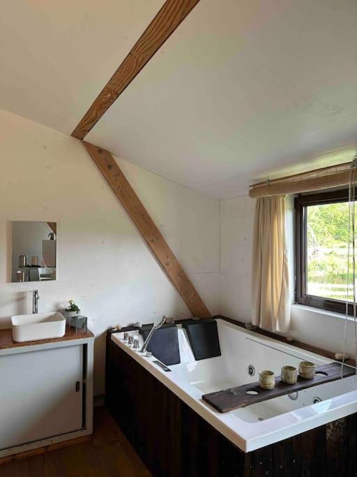 Cosy Cabane Boise Solaire, Balneo Bath Et Toilette Seche A La Ferme Mimizan-Plage Eksteriør bilde